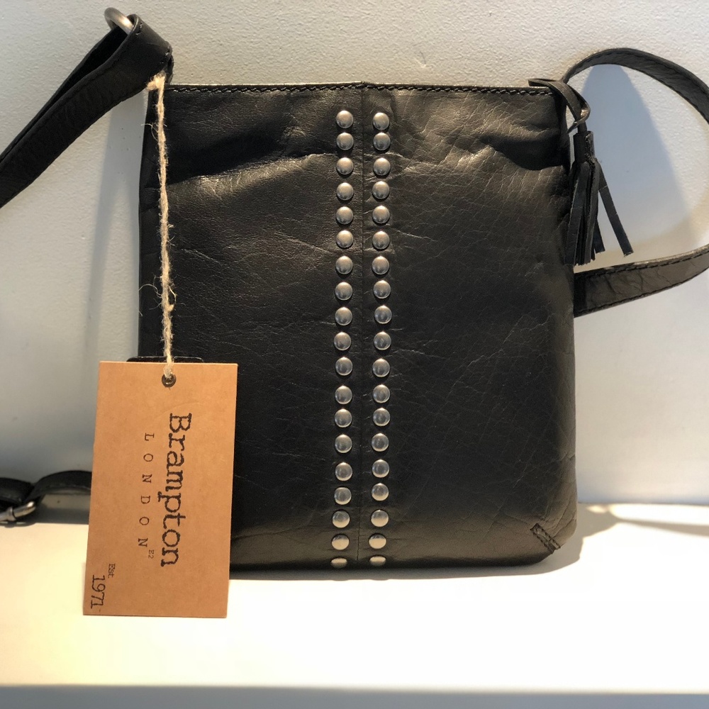 Brampton London Leather Crossbody Hand Bag